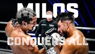 Милош Цветичанин завладява полето на GLORY 104