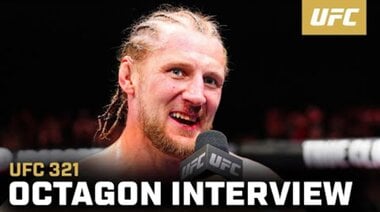 Интервю на Александър Волков в октагона | UFC 321