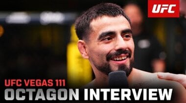 Интервю на Джоузеф Моралес в октагона | UFC Vegas 111