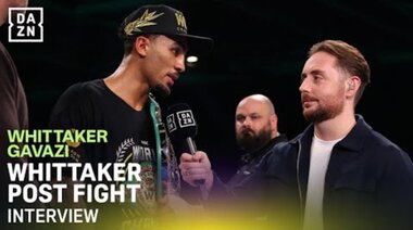 Бен Уитакър реагира на нокаута на Бенджамин Гавази ????| Интервю след битката