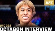 Интервю на Тацуро Тайра в октагона | UFC 323