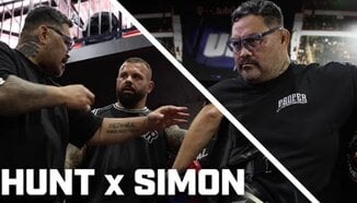 Легендата на UFC и кикбокса Марк Хънт обучава Алекс Саймън преди COLLISION 8