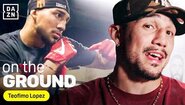 „Спри да ме държиш, Шакур“ ???? | Теофимо Лопес – DAZN On The Ground