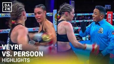 Каролин Вейр срещу Делфин Персоон | Акценти от мача | Драматични отнемания на точки