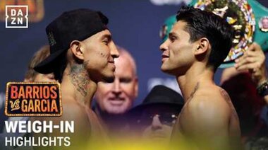Акценти от претеглянето | Марио Бариос срещу Райън Гарсия