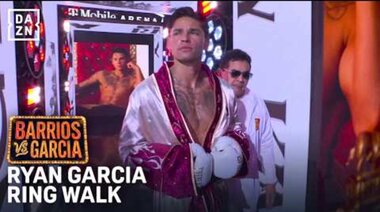 Райън Гарсия прави своето влизане на ринга „Ел Рей“ ????