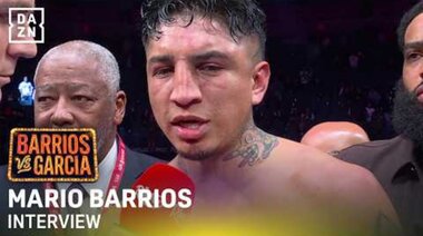 Марио Бариос коментира поражението си от Райън Гарсия | Интервю след мача