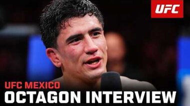 Интервю със Сантяго Луна в Октагон | UFC Мексико