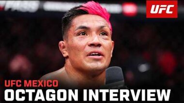 Интервю с Дейвид Мартинес в октагона | UFC Мексико