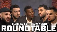 GLORY 107 ЛЕКА ТЕЖКА КАТЕГОРИЯ КРЪГЛА МАСА: Ливинус, Тучаси, Касерес