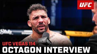 Интервю с Ерик Андерс в октагона | UFC Vegas 114