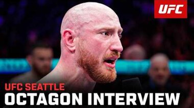 Интервю с Джо Пайфър в октагона | UFC Сиатъл
