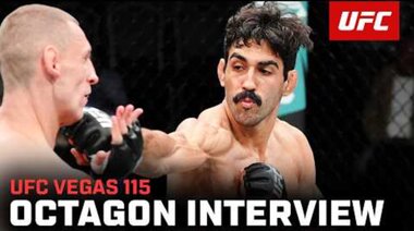 Интервю с Хосе Делано в октагона | UFC Vegas 115