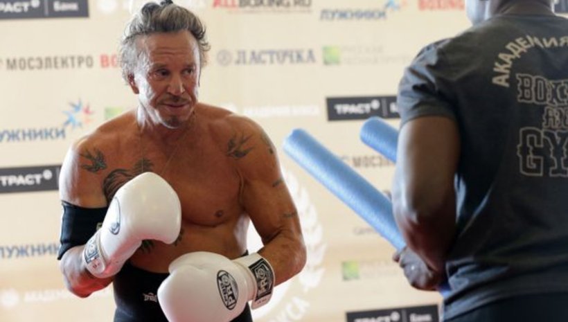 Мики Рурк свали 15 кг заради боксов мач