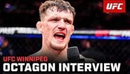 Интервю с Гейдж Йънг в октагона | UFC Уинипег