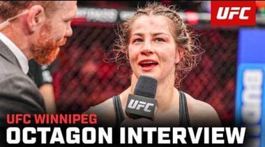 Интервю с Джасмин Ясудавичус в октагона | UFC Уинипег