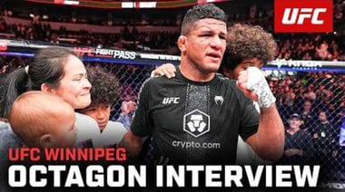 Интервю с Гилбърт Бърнс в октагона | UFC Уинипег