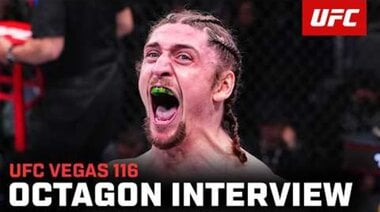 Интервю с Джаксън Маквей в октагона | UFC Vegas 116
