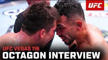 Интервю с Рафа Гарсия в октагона | UFC Vegas 116