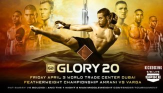 Гледайте турнира Glory 20 на MMA.BG