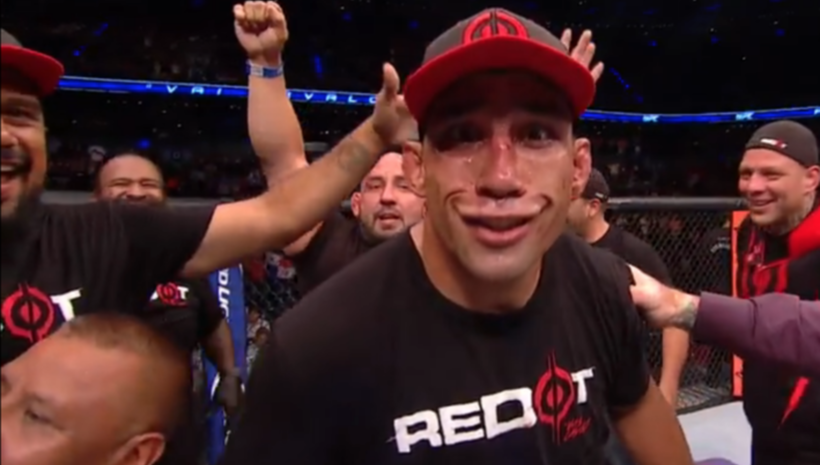 Снимка на деня: Щастливото лице на Werdum след победата над Velasquez