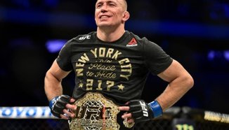 Georges St-Pierre се върна в залата