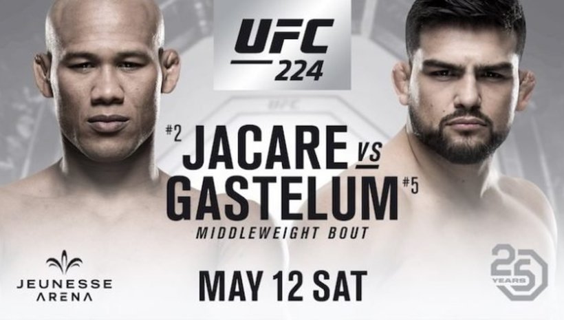 Официално: Jacare Souza срещу Kevin Gastelum на UFC 224