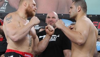 Cain Velasquez предизвика Brock Lesnar 