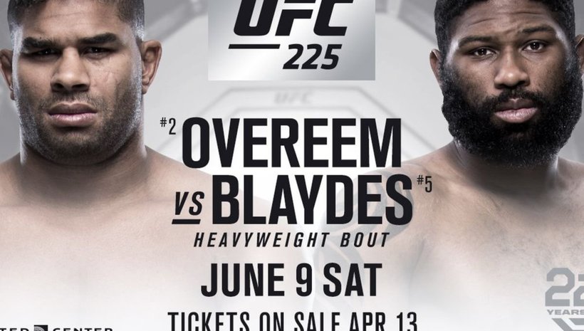 Официално: Alistair Overeem срещу Curtis Blaydes на UFC 225