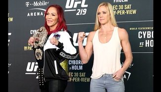 Cris Cyborg отряза мераците на Holly Holm