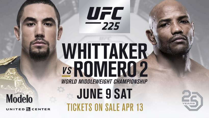 Официално: Whittaker vs. Romero II оглавява UFC 225