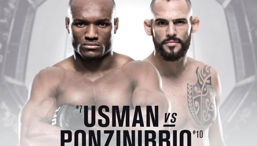 Официално: Santiago Ponzibbio срещу Kamaru Usman