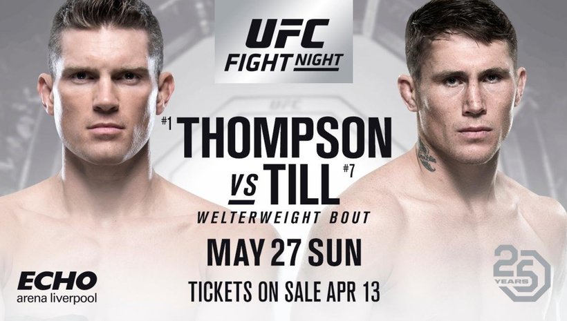 Официално: Darren Till и Stephen Thompson оглавяват UFC Liverpool