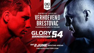 Verhoeven срещу Mladen Brestovac на GLORY 54 в Birmingham 