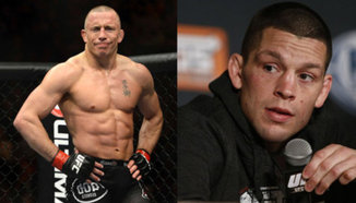 Georges St-Pierre отряза Nate Diaz