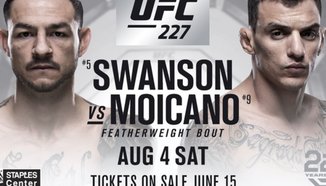 Официално: Cub Swanson срещу Renato Moicano на UFC 227