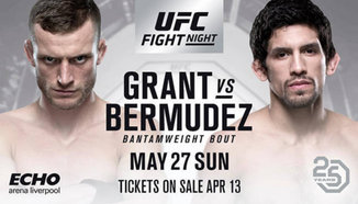 Manny Berbudez и Davey Grant отпаднаха от UFC Liverpool