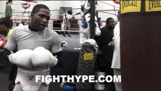 Adrien Broner тренира за Demarco