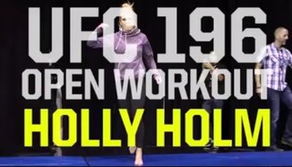 Отворена тренировка на Holly Holm преди UFC 196