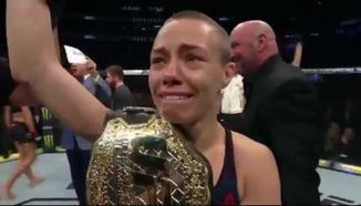 Rose Namajunas минути след като победи шампионката