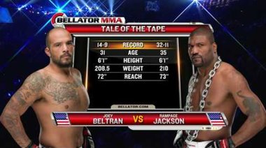 Rampage Jackson vs. Joey Beltran