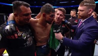 Fight Night Denver: Yair Rodriguez Octagon Interview 