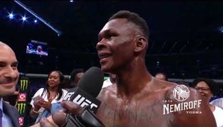 UFC 243: Israel Adesanya and Robert Whittaker Octagon Interview