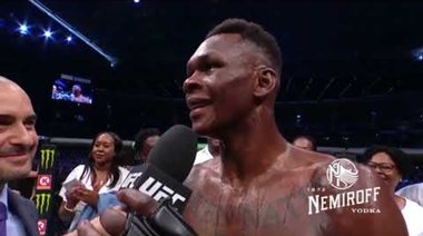 UFC 243: Israel Adesanya and Robert Whittaker Octagon Interview