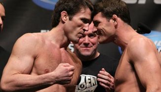 Sonnen и Bisping си разменят реплики