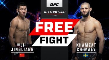 Khamzat Chimaev vs Li Jingliang