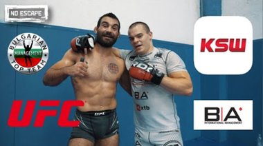 Живко Стоименов като част от подготовката на UFC боец