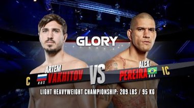 GLORY 77: Artem Vakhitov v Alex Pereira 