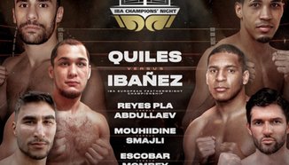 Хавиер Ибаниес в главния мач на 'Нощ на шампионите' в Мадрид