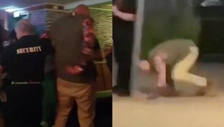 Мъртвопиян Тайсън Фюри заора паважа пред кръчма